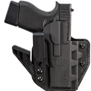 CompTac eV2 Max Hybrid Appendix IWB Holster - SW - MP Shield 9mm/40 - Right - Black