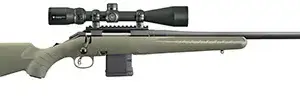 Ruger 26951 American Predator Full Size 223 Rem 10+1 22" Matte Black Threaded Barrel, Matte Black Picatinny Rail Steel Receiver, Moss Green Fixed Synthetic Stock, Vortex Crossfire II 4-12x44mm