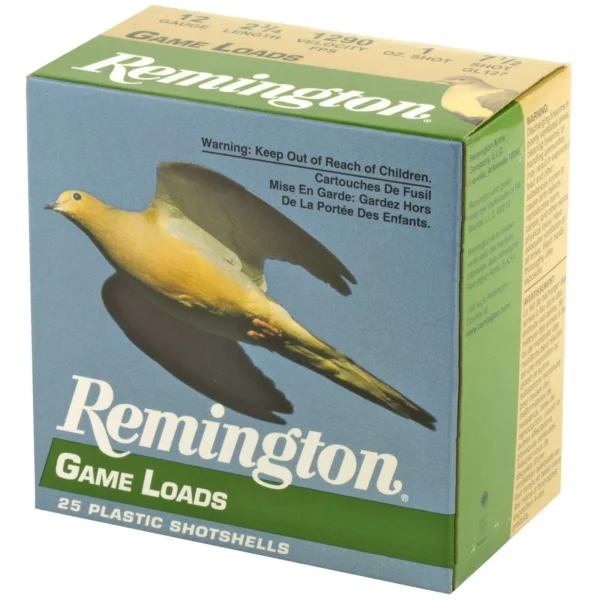 REMINGTON 12GA 2-3/4IN 1OZ 7.5 25 RD/BX 10 BX/CS - Image 2