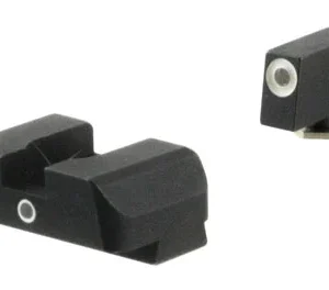 AmeriGlo GL5101 i-Dot Sight set for Glock  Black | Green Tritium with White Outline Front Sight Green Tritium i-Dot Rear Sight