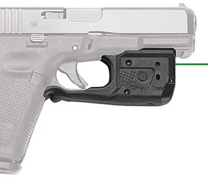 Crimson Trace 0169501 LL-807G Green Laserguard Pro  Black Glock Full Size & Compact