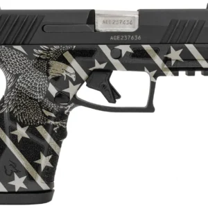 GX2 9mm 3.38" Blk/Eagle Engraved Grip  (2) 10rd