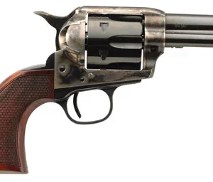 Taylors & Company 556217DE Short Stroke Runnin Iron Deluxe 45 Colt (LC) 6rd 3.50" Blued Cylinder & Barrel Color Case Hardened Steel Frame Checkered Walnut Grip (Taylor Tuned)