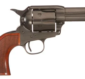 Taylors & Company 550884DE Runnin Iron Black Rock 45 Colt (LC) Caliber with 3.50" Barrel, 6rd Capacity Cylinder, Overall Black Nitride Finish Steel, Checkered Walnut Grip & Overall Taylor Polish