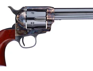 Taylors & Company 701EDE 1873 Cattleman New Model 357 Mag 6rd 5.50" Blued Cylinder & Barrel Color Case Hardened Steel Frame Walnut Navy Size Grip (Taylor Tuned)