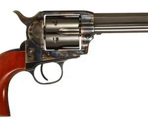Taylors & Company 556101 1873 Cattleman Drifter 45 Colt (LC) Caliber with 4.75" Blued Finish Barrel, 6rd Capacity Blued Finish Cylinder, Color Case Hardened Finish Steel Frame & Walnut Grip