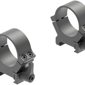 Leupold 174076 QRW2 Cross-Slot Scope Ring Set Matte Black Steel 30mm Tube Medium Quick Release Picatinny/Weaver