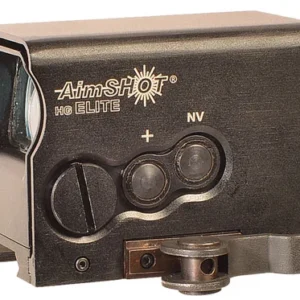 AimShot HGELITEAGREE HG Elite  Black Anodized 1 x 34 mm 2 MOA Green Dot Reticle