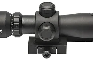 Firefield FF13063 Barrage w/Green Laser Matte Black 1.5-5x32mm Illuminated Red/Green Mil-Dot Reticle/Green Laser