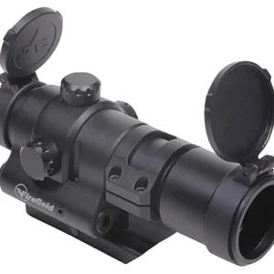 Firefield FF26027 Impulse 1x28 Red Dot Sight w/Red Laser  Matte Black 2 MOA Red/Green Dot/60 MOA Circle