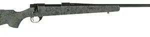 Howa HHS62501 M1500 HS Precision 6.5 Creedmoor 5+1 22" Barrel, Black Steel Receiver, Gray w/Black Webbing HS Precision Synthetic Stock