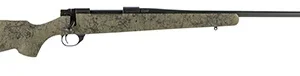 Howa HHS62503 M1500 HS Precision 6.5 Creedmoor 5+1 22" Barrel, Black Metal Finish, Green Black Webbed Fixed HS Precision Stock