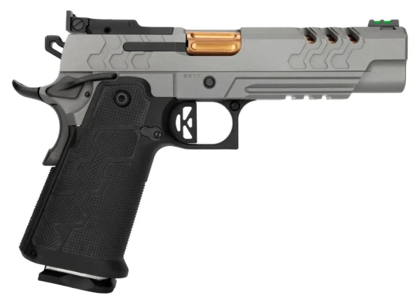 2K11 Stainless Trgt 9mm 5" OR SS/Blk 1/17&2/20