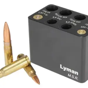 Lyman 7833003 MSR Ammo Checker Block Black Multi Rifle Firearm
