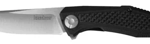 Kershaw 4037 Atmos  3" Folding Drop Point Plain Satin 8Cr13MoV SS Blade Black Textured Carbon Fiber/G10 Handle Includes Pocket Clip