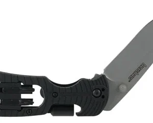 Kershaw 1920 Select Fire  Folding 8Cr13MoV SS 7.60" Long Plain Blade Black Glass-Filled Nylon Handle
