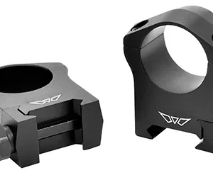 Warne 7202M Scope Rings Mountain Tech Matte Black 1" High 0 MOA