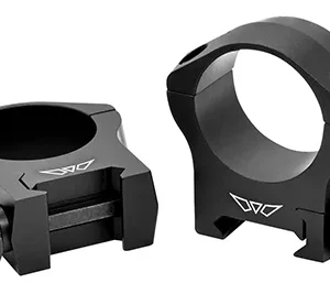 Warne 7214M Scope Rings Mountain Tech Matte Black 30mm Medium 0 MOA