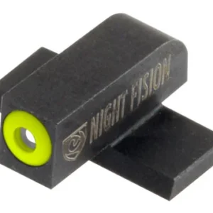 Night Fision SPR225001YGX Perfect Dot Tritium Night Sights For Springfield  Black | Green Tritium Yellow Ring Front Sight