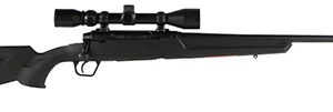 Savage Arms 57259 Axis XP Full Size 6.5 Creedmoor 4+1 22" Matte Black Button-Rifled Barrel, Matte Black Drilled & Tapped Steel Receiver, Matte Black Fixed Synthetic Stock, Weaver Scope 3-9x40mm