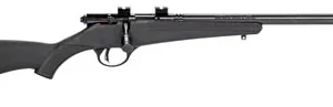 Savage Arms 13834 Rascal FV-SR 22 LR Caliber with 1rd Capacity, 16.12" Threaded Barrel, Matte Blued Metal Finish & Matte Black Synthetic Stock Right Hand (Youth)