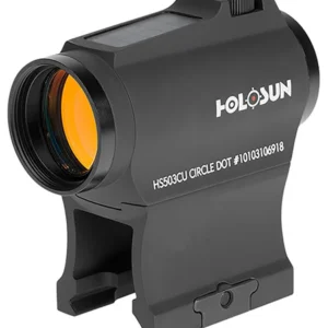 Holosun HS503CU HS503CU  Black Anodized 1x 20mm 2 MOA Red Dot/65 MOA Red Circle Multi Reticle