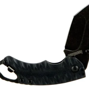 Kershaw 8750TBLKBW Shuffle II 2.60" Folding American Tanto Plain Black Oxide 8Cr14MoV SS Blade Black Glass-Filled Nylon Handle Includes Pocket Clip