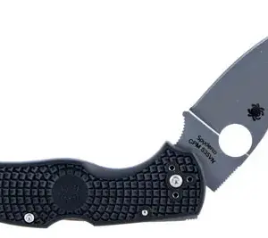 Spyderco C41PBK5 Native 5 Lightweight 2.95" Folding Spear Point Plain CPM S35VN SS Blade Black Bi-Directional Texturing FRN Handle Includes Pocket Clip