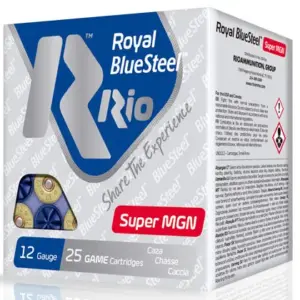 Rio Ammunition RBSSM40BB BlueSteel Royal 12Gauge 3.50" 1 3/8oz 2Shot 25 Per Box/10 Case