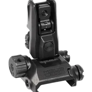 Magpul MAG527-BLK MBUS Pro LR Adjustable Sight Rear  Black Adjustable for AR-15