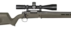 Magpul MAG495-ODG Hunter 700 Stock Fixed with Aluminum Bedding & Adjustable Comb OD Green Synthetic for Remington 700 SA