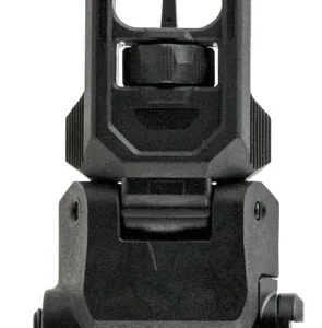 Kriss USA DAPFSBL00 Defiance Front Flip-Up Black AR-15 Low Profile Polymer