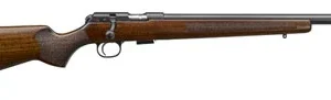 CZ-USA 02340 CZ 457 Varmint Full Size 22 LR 5+1 20.50" Black Nitride Heavy Barrel Black Nitride Steel Receiver Turkish Walnut Fixed Varmint-Style Stock Right Hand