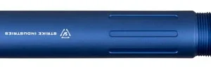 Strike ARCARPRESLICKBLU Receiver Extension Tube  AR Pistol Platform Blue Anodized Aluminum AR Carbine
