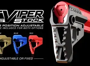 Strike VIPERPITFDE Pit Viper Stock  Flat Dark Earth Aluminum AR Platforms