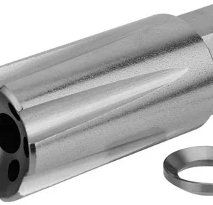 TacFire MZ1020SS Linear Compensator Stainless Steel with 1/2"-28 tpi Threads, 2.05" OAL & 0.87" Diameter for 5.56x45mm NATO AR-15