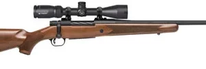 Mossberg 28028 Patriot  6.5 Creedmoor Caliber with 5+1 Capacity, 22" Fluted Barrel, Matte Blued Metal Finish & Walnut Stock Right Hand (Full Size) Includes Vortex Crossfire II 3-9x40mm Scope