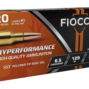 Fiocchi 65CMHSA Hyperformance  6.5 Creedmoor 129 gr Super Shock Tip 20 Per Box/ 10 Case