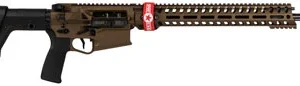Patriot Ordnance Factory 01567 Revolution Gen4 Direct Impingement 6.5 Creedmoor 20" 20+1 Burnt Bronze Adjustable Magpul PRS Stock 14" M-LOK