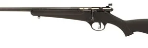 Savage Arms 13843 Rascal  22 Short Caliber with 1rd Capacity, 16.12" Barrel, Matte Blued Metal Finish & Matte Black Synthetic Stock Left Hand (Youth)
