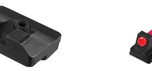 TruGlo TG132G1 Fiber-Optic Pro  Black | Red Fiber Optic Front Sight Black Rear Sight