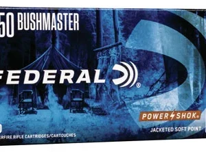 Federal 450BMB Power-Shok  450 Bushmaster 300 gr Jacketed Soft Point 20 Per Box/ 10 Case