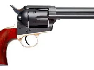 Taylors & Company 550431DE Old Randall  45 Colt (LC) Caliber with 5.50" Barrel, 6rd Capacity Cylinder, Overall Matte Blued Finish Steel, Walnut Grip & Overall Taylor Polish