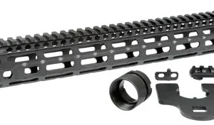 MIDWEST INDUSTRIES INC MICRM15 M-Series AR-15 6061 Aluminum Black Hard Coat Anodized 15"