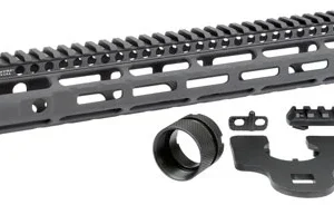 MIDWEST INDUSTRIES INC MISLH14 Slimline AR-15 6061 Aluminum Black Hard Coat Anodized 14"