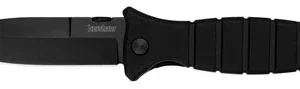 Kershaw 3425 XCOM  3.60" Folding Spear Point Plain Black Oxide 8Cr13MoV SS Blade Black Glass-Filled Nylon Handle Includes Pocket Clip
