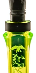 Duck Commander DCPROAC Jase Pro Series  Open Call Double Reed Mallard Hen Sounds Attracts Ducks Chartreuse Acrylic