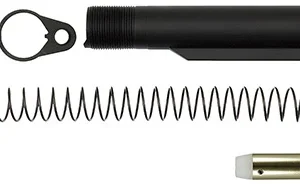 CMC Triggers 81626 Carbine Buffer Tube Kit Mil-Spec 6 Position AR-15 Black Anodized 7075-T6 Aluminum