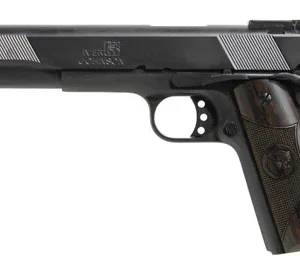 Iver Johnson Arms EAGLEXL10 1911 Eagle XL  10mm Auto 6" 8+1 Matte Blued Black Cerakote Long Slide Diamondwood Walnut with Integrated Logo Grip Adj Sights
