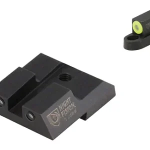Night Fision CZU076003YGZG Tritium Night Sights For CZ-USA  Black| Green Tritium Yellow Ring Front Sight Green Tritium Black Ring Rear Sight